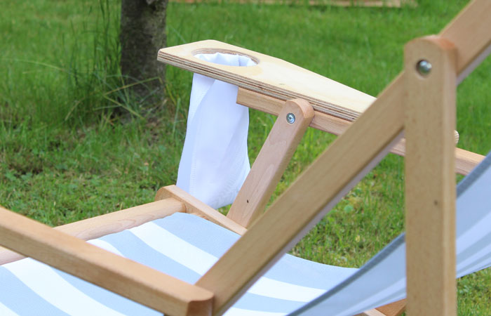 Strandliege Detailansicht
