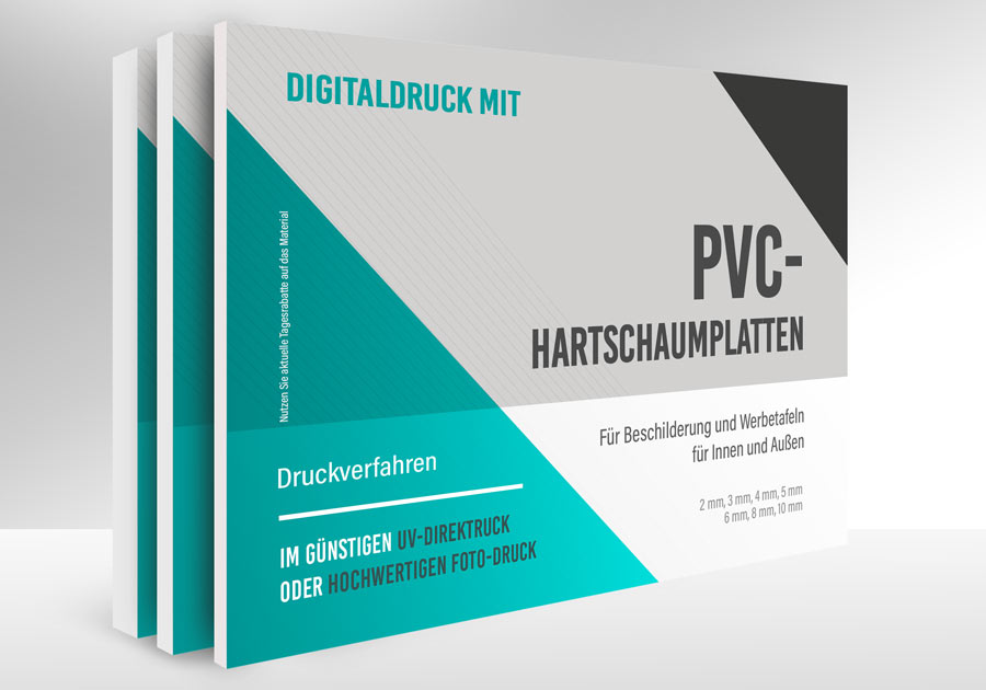 PVC Hartschaumplatten bedrucken