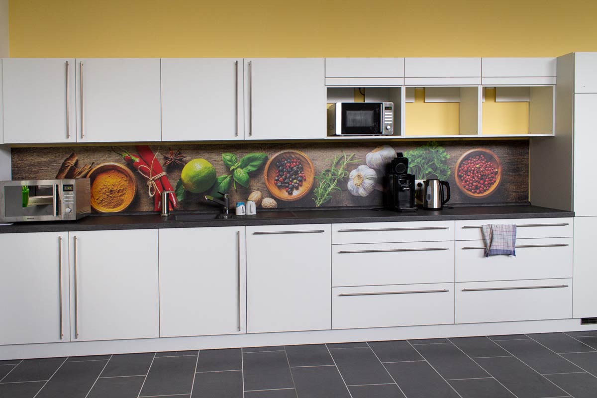 Küchenrückwand Alternative aus Alu Verbund