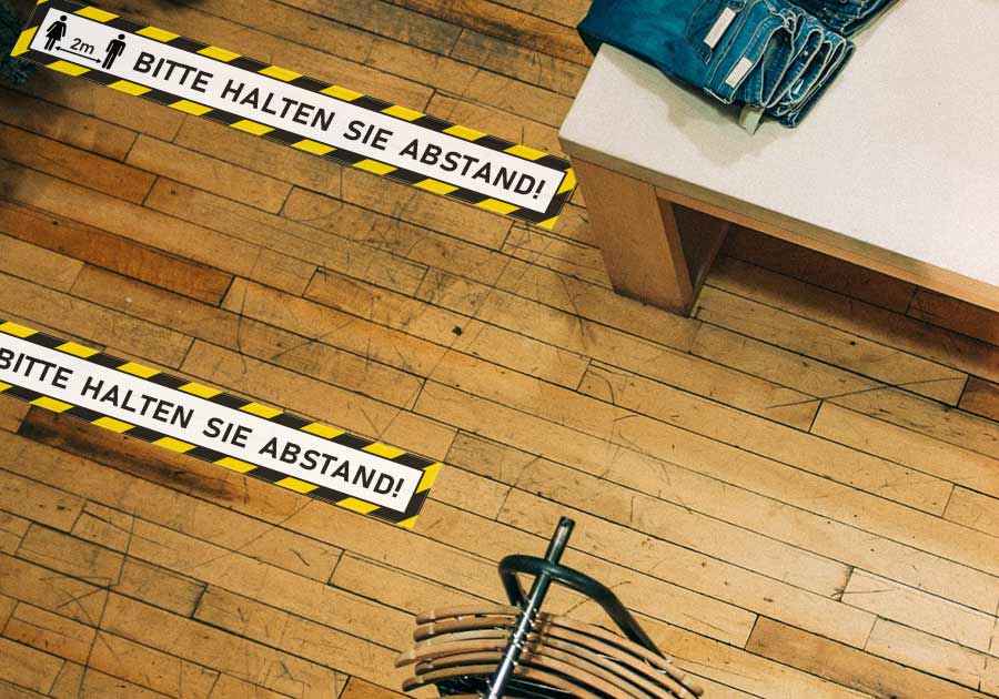 Bodenaufkleber drucken Bodenaufkleber drucken lassen