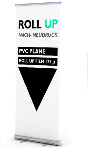 Werbeschilder drucken Rollup Werbebanner online