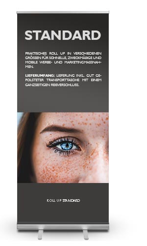 Roll Up Standard Bestellen Roll Up Banner drucken lassen