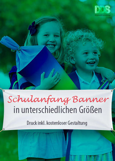 Schulleintritt Schulanfang Schuleingang Banner Feiern