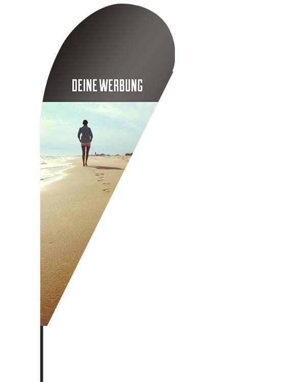 Beachflags bedrucken und bestellen beachflag online bestellen