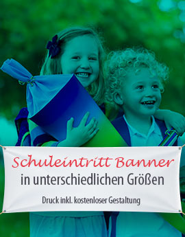 Banner zum Schulanfang