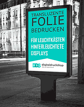 Leuchtkasten Folie